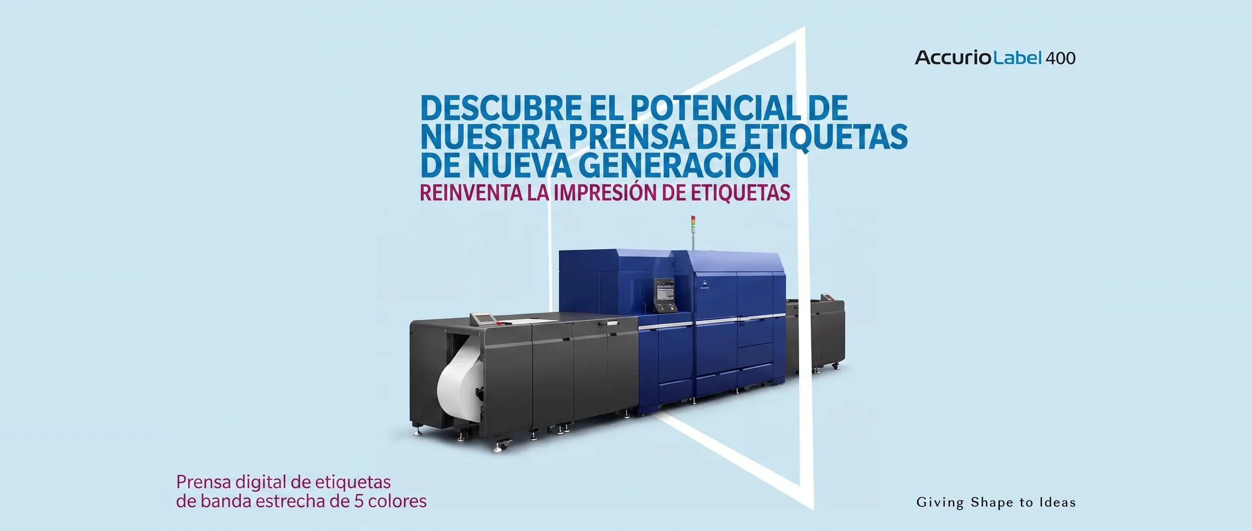 Konica Minolta AccurioLabel 400 — Reinventa la impresión de etiquetas
