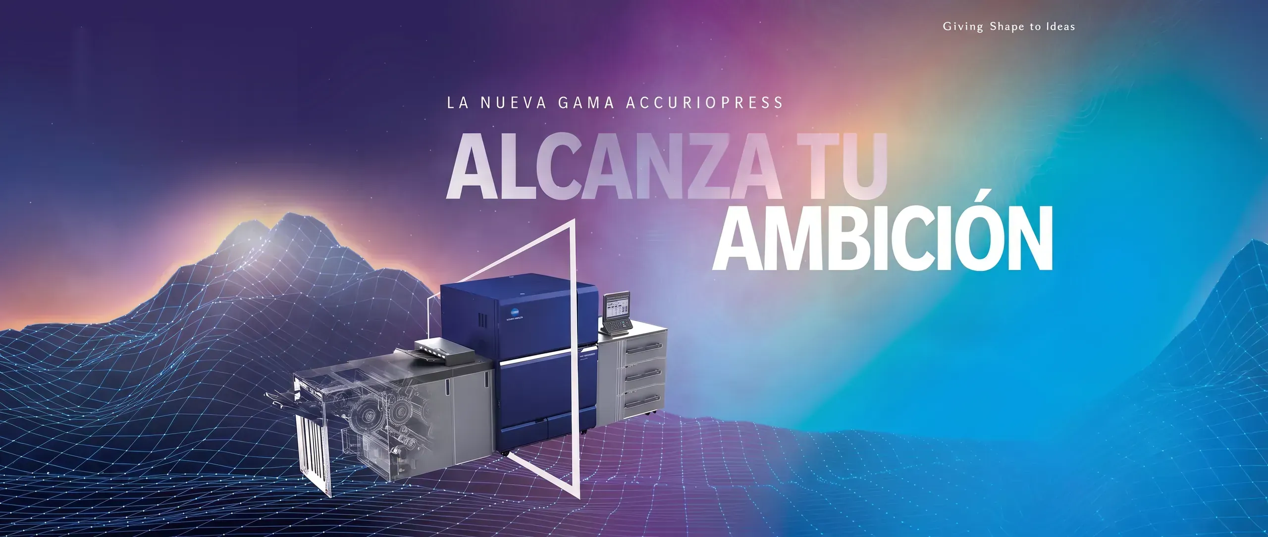 Konica Minolta AccurioPress — Alcanza tu ambición
