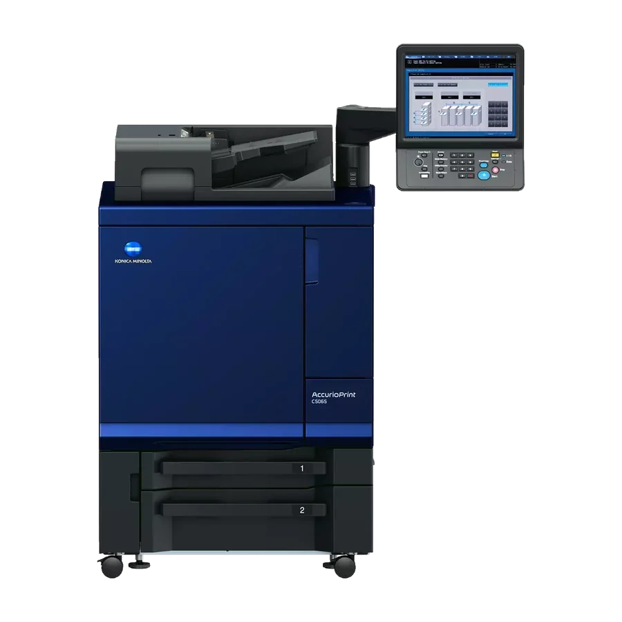 Konica Minolta AccurioPress C5080 — vista frontal
